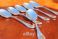 Christofle Marly Silver Plated Ice Cream Spoons Set of Six