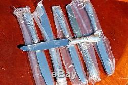 Christofle Marly Silver plated Dessert Knives Set of SIX