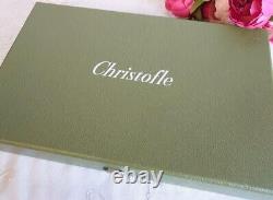 Christofle Marly Silverplate Flatware Set 30pcs in Case from JP Used