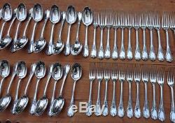 Christofle Marly Silverplate Flatware Set For 12,107 Pieces France