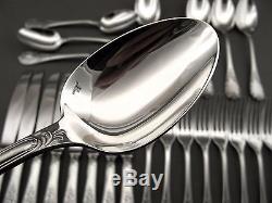 Christofle Marly Silverplated Flatware 8 Place Setting 24 Pieces