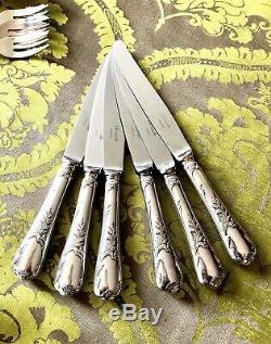 Christofle Marly Silverplated Flatware Dinner Set 30 Pcs For 6 People