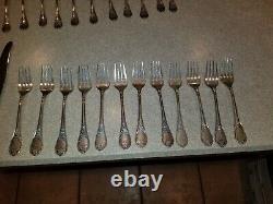 Christofle Marly Silverplated Flatware Set 76 Pc/12 People Excellent