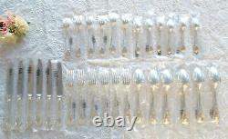 Christofle Marly Table Knife Folk Spoon Silver Cutlery 6ea Set of 30 withBox New