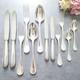 Christofle Perles 12pcs Silverplate Flatware Knife Fork Spoon Excellent