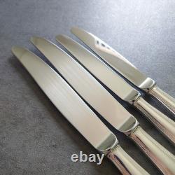 Christofle Perles 12pcs Silverplate Flatware Knife Fork Spoon Excellent