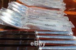 Christofle Perles Silver plated 24 Pcs Flatware Set in Six Settings