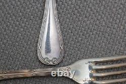 Christofle Rubans Silverplate Flatware Set Dinner Service for 12 61 Pieces