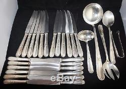 Christofle Silver Plated 12 Piece Setting Flatware