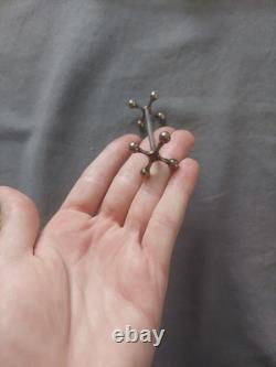 Christofle Silver Plated Set of 9Knife Rests Atomic Four Sided Ball Designs