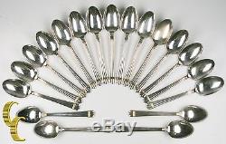 Christofle Silverplate Flatware Set in Aria Pattern, 160 Pieces Total, Great