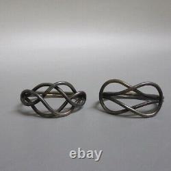 Christofle Silverware Napkin Rings 2 Pieces Set French Tableware with box