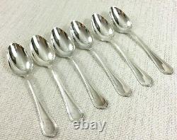 Christofle Spatours Cutlery Set Large Table Spoons French Silver Plated Flatware