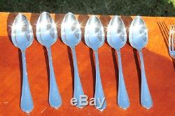 Christofle Spatours Silver Plated 18 Pieces set in SIX Settings