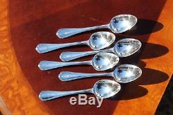Christofle Spatours Silver Plated Flatware 24 Pieces Set in 6 Settings