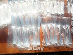 Christofle Spatours Silver Plated Flatware Huge 54 Pcs Set in Six Settings