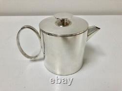 Christofle Tea Set Tray Sugar Pot Milk Pot Teapot Tea Pack Rest Silver Plated