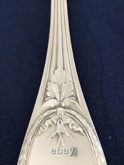 Christofle Trianon Antique Silverplated Rare Set Of 6 Coffee / Tea Spoons
