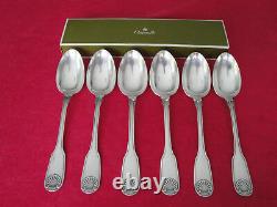 Christofle Vendome Arcantia Silver plated soup spoons Set of six
