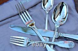 Christofle Vendome Silver Plated 30 Pieces Flatware Set for Six