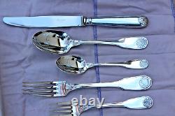 Christofle Vendome Silver Plated 30 Pieces Flatware Set for Six