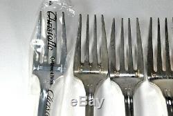 Christofle Vendome Silver Plated Flatware 30 Piece Set for 6 Tarnish Resist Bags