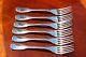 Christofle Vendome Silver plated Fish Forks Set of SIX