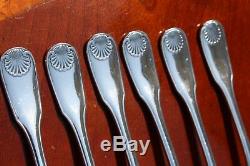Christofle Vendome Silver plated Fish Forks Set of SIX