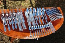 Christofle Villeroy Silver Plated 48 pieces Set in 12 setting with Box