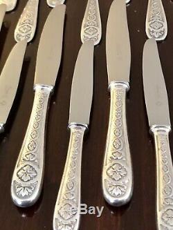 Christofle Villeroy Silver Plated Set 24 Pcs For 6 People