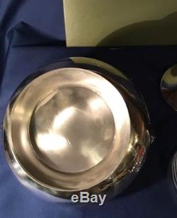 Christofle malmaison silverplate Caviar Set