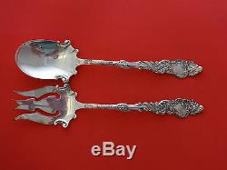 Columbia by 1847 Rogers Plate Silverplate Salad Serving Set 10 1/4