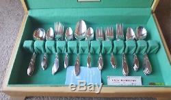 Community Lady Hamilton Silverplate 52Pc Silverware Set With Chest