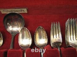 Community Morning Star Flatware 51 pc Set svc for 8 withBox Silverplate Oneida