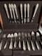 Community Oneida White Orchid Silverplate Flatware 41 Piece Set With Box