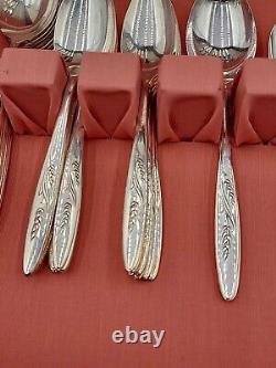 Community Song Of Autumn 60s SilverPlated Service For 8 Flatware Extras In Chest