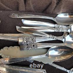 Community plate Silverware set vintage With odds N ends 70 Pieces Total