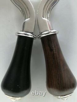 Cork pull & champagne bottle stopper in silver plate and ebony by Christofle BOX