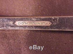 Coronation 63 Pc. Silverplated Flatware Set By Oneida Community, 1935