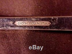 Coronation 63 Pc. Silverplated Flatware Set By Oneida Community, 1935