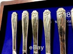Daffodil 1847 Rogers Bros. Silver Flatware Silverware Vintage 10 Place Setting