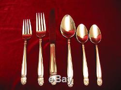 Danish Princess Silverplate Dinner Set & Chest Holmes Edwards Flatware 103pc Lot