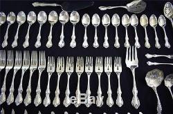 Debussy by Towle 68 Piece Sterling Silver Silverware Flatware Set Service For 8