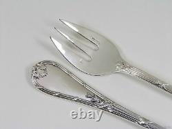 Divine French Christofle Oyster Fork Set Rubans 12 pcs with Case