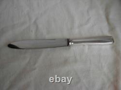 ERCUIS, CHAUMONT, FRENCH SILVERPLATED HANDLES DINNER KNIVES, 12 PIECES, 1930s YEARS