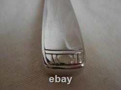 ERCUIS, CHAUMONT, FRENCH SILVERPLATED HANDLES DINNER KNIVES, 12 PIECES, 1930s YEARS