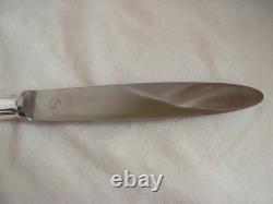ERCUIS, CHAUMONT, FRENCH SILVERPLATED HANDLES DINNER KNIVES, 12 PIECES, 1930s YEARS