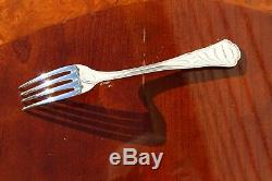 ERCUIS Contour Silver Plated Table Forks Set of Six