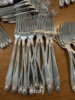 Eldan Prelude Nickel Silver Flatware Service For 12 138 Pcs Excellent Look