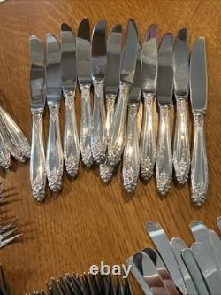 Eldan Prelude Nickel Silver Flatware Service For 12 138 Pcs Excellent Look